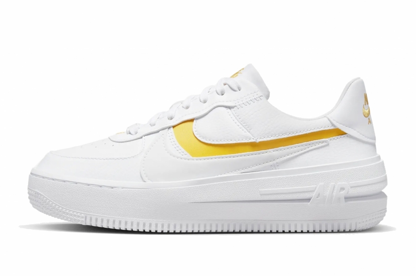 AIR FORCE 1 PLT.AF.ORM WHITE YELLOW OCHRE W [DJ9946-102]