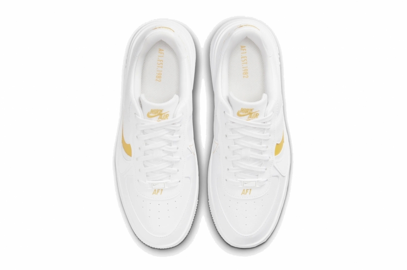 AIR FORCE 1 PLT.AF.ORM WHITE YELLOW OCHRE W [DJ9946-102]