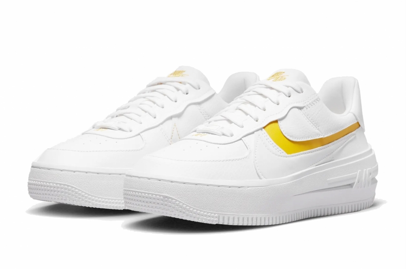 AIR FORCE 1 PLT.AF.ORM WHITE YELLOW OCHRE W [DJ9946-102]