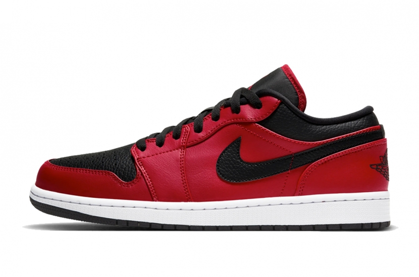 AIR JORDAN 1 LOW REVERSE RED [553558-605]