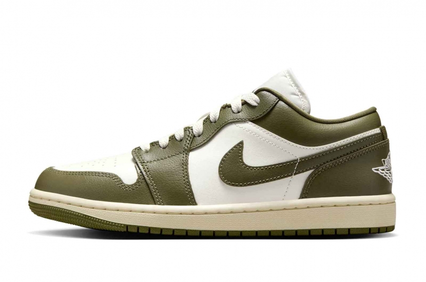 AIR JORDAN 1 LOW MEDIUM OLIVE W [DC0774-122]
