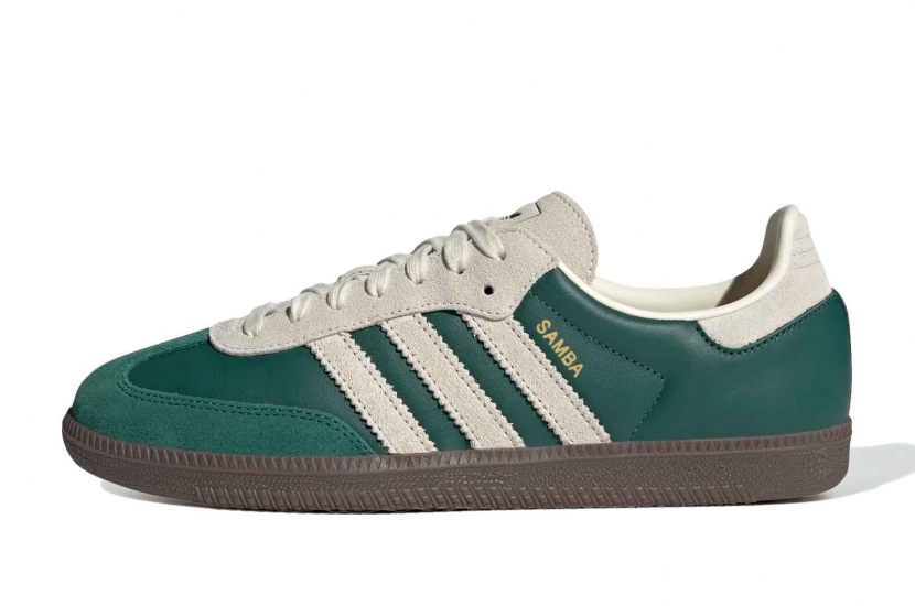 ADIDAS SAMBA OG COLLEGIATE GREEN CREAM WHITE [JI3215]
