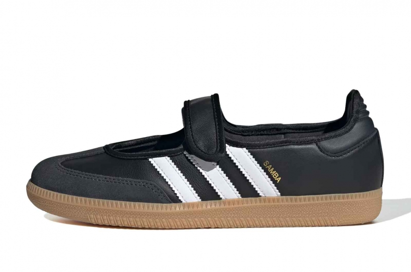 SAMBA JANE BLACK WHITE GUM [JQ6445]