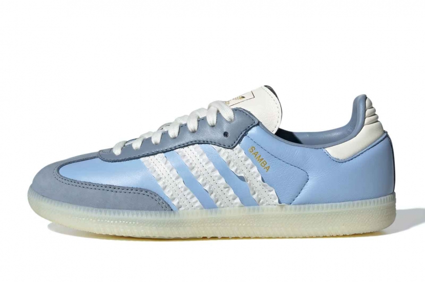 SAMBA RUFFLE STRIPES PACK CLEAR SKY [JR8829]