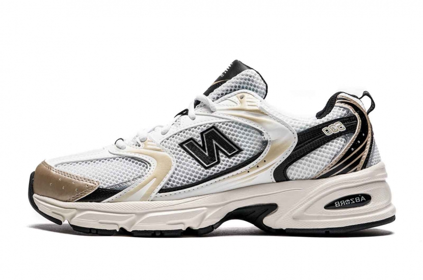 NEW BALANCE 530 WHITE LIGHT GOLD METALIC [MR530TC]
