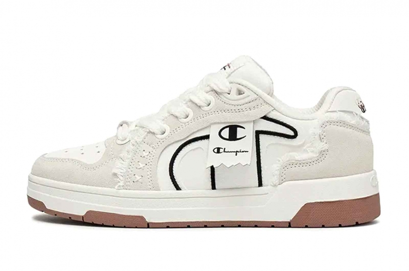 CHAMPION LOW-TOP SKATEBOARD SHOES UNISEX MILK WHITE [U5AFCTU28A1]
