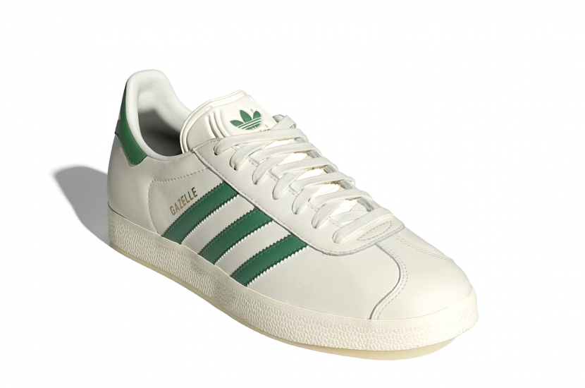 GAZELLE OFF WHITE PRELOVED GREEN COLLEGIATE GREEN [IG1635]