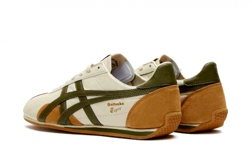 ONITSUKA TIGER RUNSPARK BEIGE OLIVE GREEN MUSTARD YELLOW [1183B480-200]
