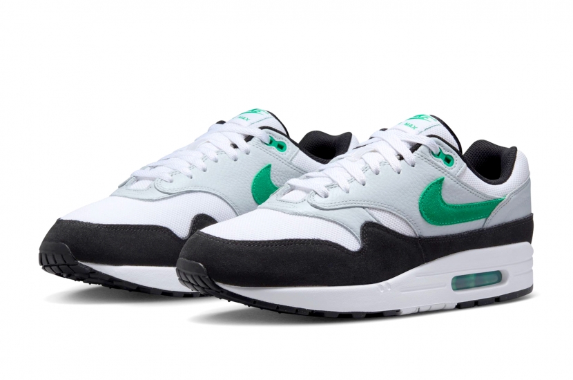 AIR MAX 1 WHITE BLACK STADIUM GREEN [FN6952-100]