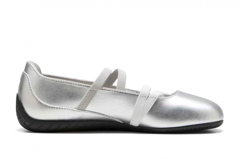 PUMA SPEEDCAT BALLET METALLIC SILVER [401581-01]