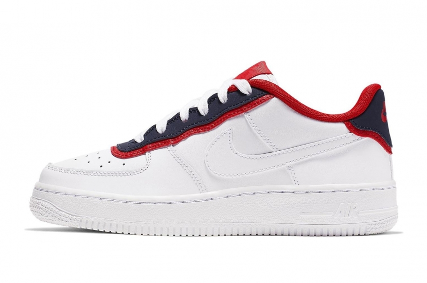 AIR FORCE 1 DOUBLE LAYER OBSIDIAN RED [BV1084-101]