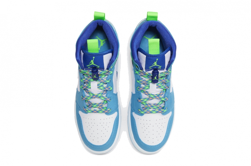 AIR JORDAN 1 MID GS SPRITE BLUE [DA8010-400]