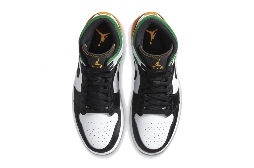 AIR JORDAN 1 MID SE OAKLAND [852542-101]