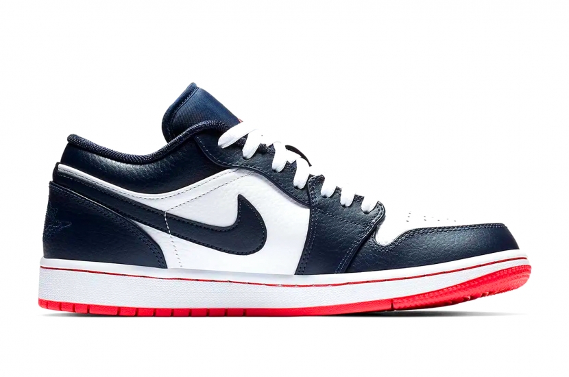 AIR JORDAN 1 LOW OBSIDIAN EMBER GLOW [553558-481]