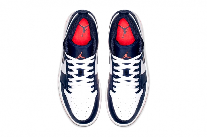 AIR JORDAN 1 LOW OBSIDIAN EMBER GLOW [553558-481]