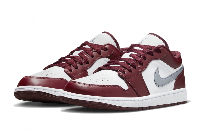 AIR JORDAN 1 LOW BORDEAUX GS [553560-615] [ 553558-615]