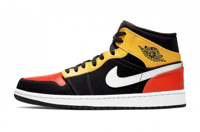 AIR JORDAN 1 MID AMARILLO ORANGE [852542-087]