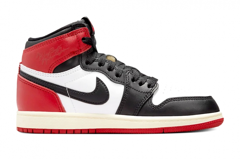 AIR JORDAN 1 HIGH RETRO OG BLACK TOE REIMAGINED GS [FD1437-106]