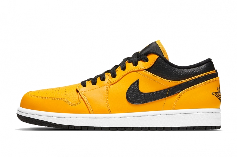 AIR JORDAN 1 LOW UNIVERSITY GOLD BLACK [553558-700]