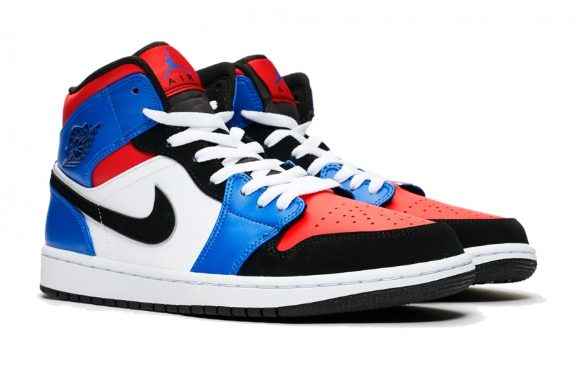 AIR JORDAN 1 MID TOP 3 [554724-124]