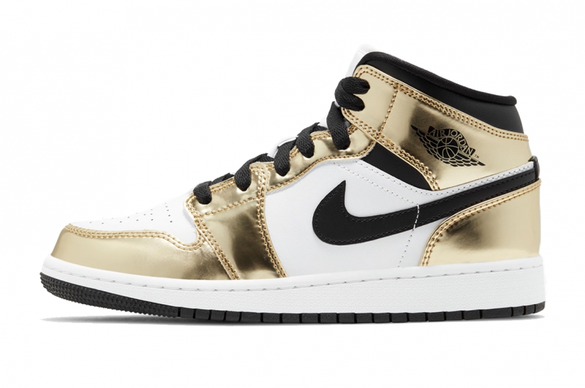 AIR JORDAN 1 MID METALLIC GOLD [DC1420-700]