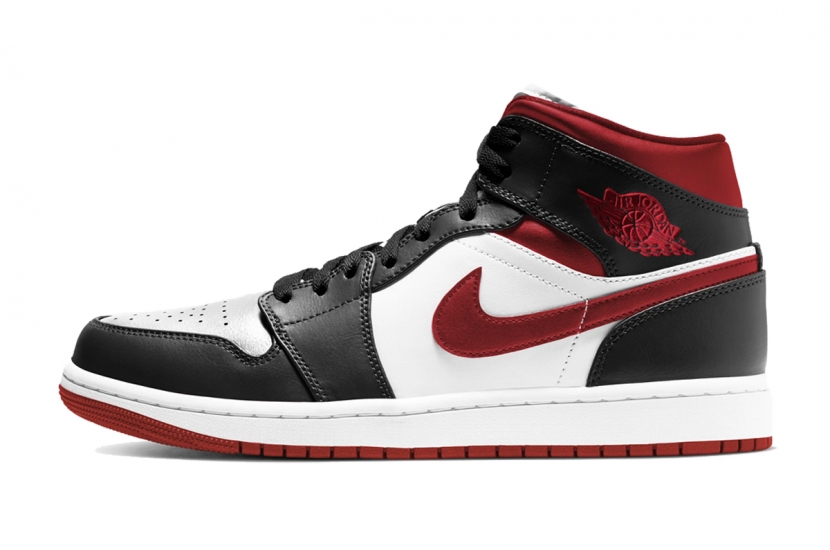 AIR JORDAN 1 MID GYM RED MEN [554724-122]