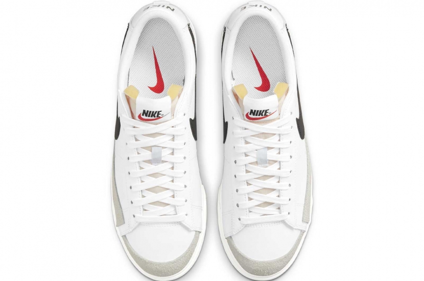 BLAZER LOW PLATFORM WHITE BLACK [DJ0292-101]