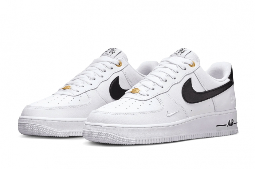 AIR FORCE 1 '07 LV8 40TH ANNIVERSARY WHITE BLACK [DQ7658-100]