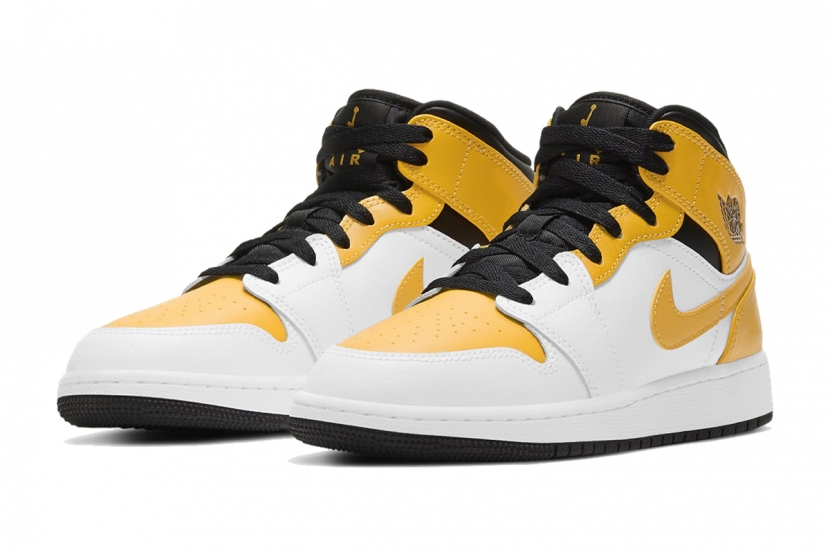 AIR JORDAN 1 MID UNIVERSITY GOLD [554725-170]