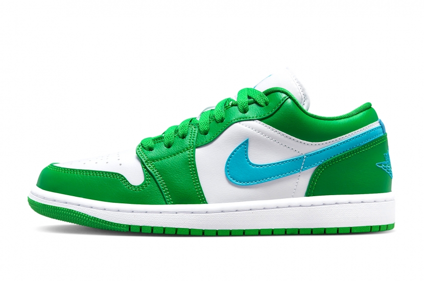 AIR JORDAN 1 LOWLUCKY GREEN AQUATONE [DC0774-304]