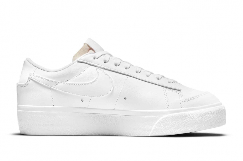 BLAZER LOW PLATFORM TRIPLE WHITE [DJ0292-100]