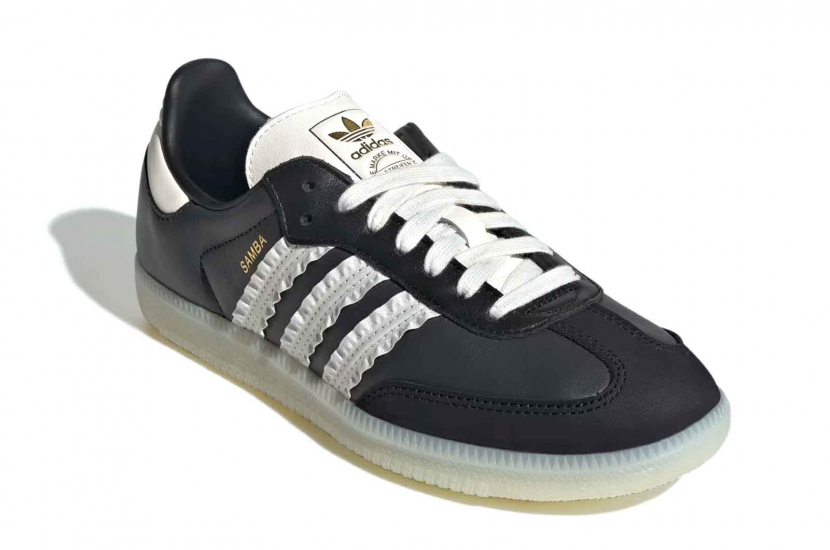 SAMBA RUFFLE STRIPES PACK BLACK OFF WHITE W [JR8831]