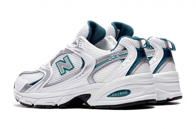 NEW BALANCE 530 'WHITE METALLIC SILVER' [MR530AB]
