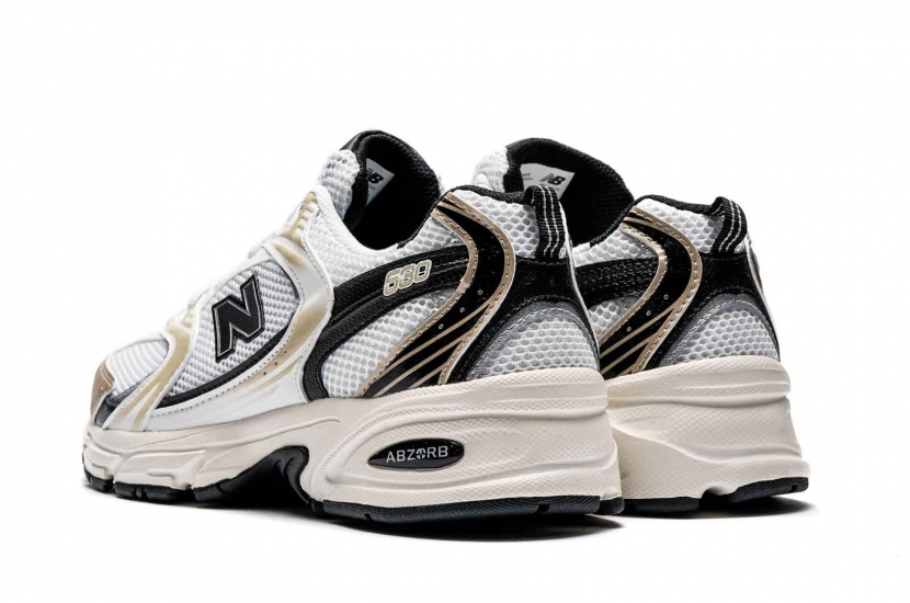 NEW BALANCE 530 WHITE LIGHT GOLD METALIC [MR530TC]