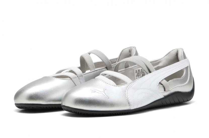 PUMA SPEEDCAT BALLET METALLIC SILVER [401581-01]