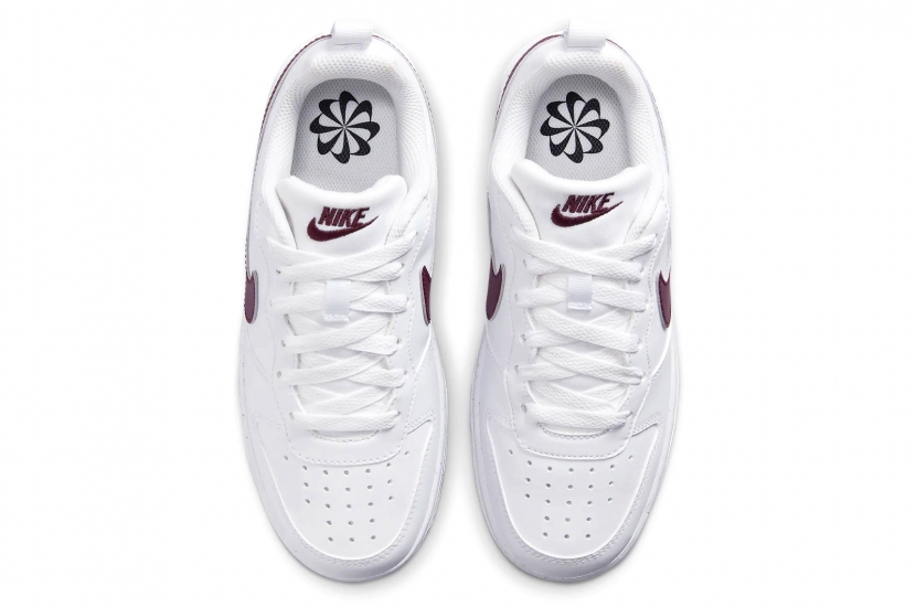 COURT BOROUGH LOW RECRAFT WHITE BURGUNDY CRUSH [DV5456-112]