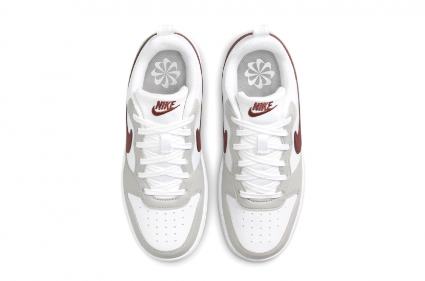 NIKE COURT BOROUGH RECEAFT WHITE DARK PONY IRON ORE [FZ1024-100]