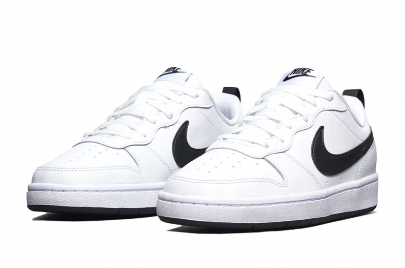 COURT BOROUGH 2 WHITE BLACK GS [BQ5448-104] [DV5456-104]