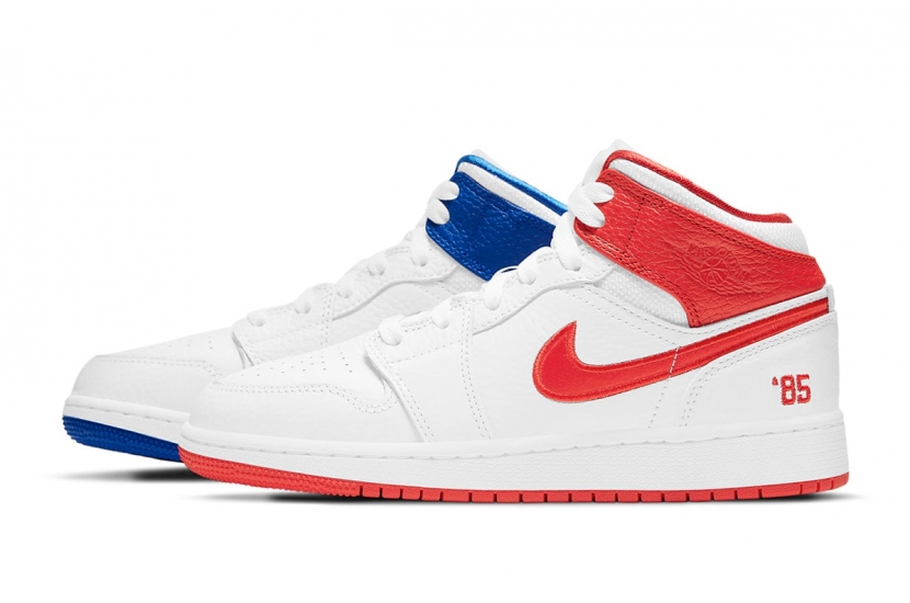 AIR JORDAN 1 MID GS 85 [DH0200-100]