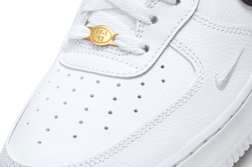 AIR FORCE 1 '07 LV8 40TH ANNIVERSARY WHITE BLACK [DQ7658-100]