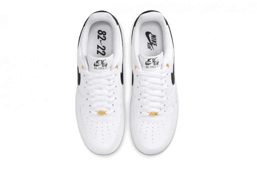 AIR FORCE 1 '07 LV8 40TH ANNIVERSARY WHITE BLACK [DQ7658-100]