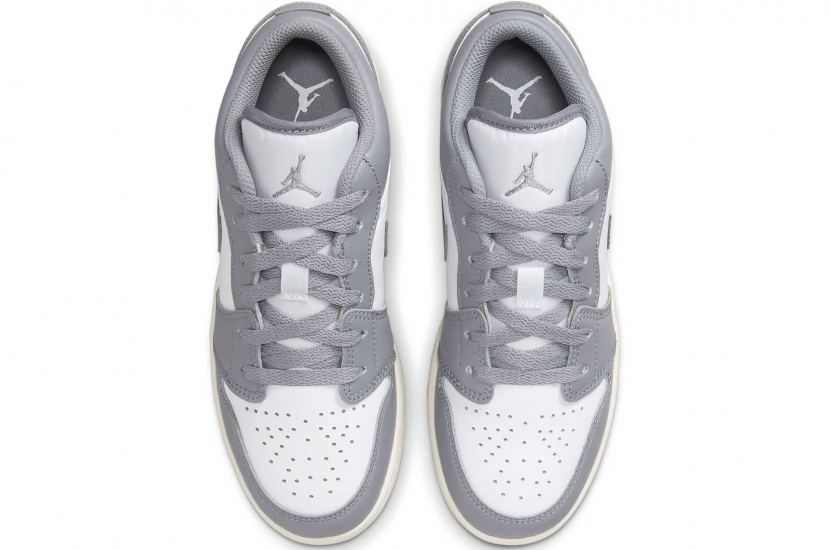 AIR JORDAN 1 LOW VINTAGE GREY GS [553560-053]