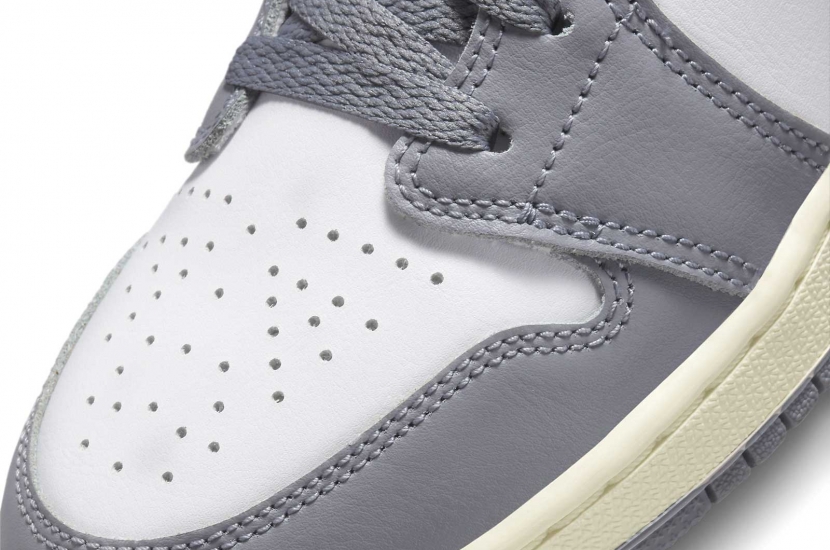 AIR JORDAN 1 LOW VINTAGE GREY GS [553560-053]