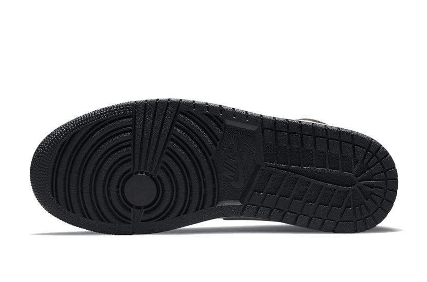 AIR JORDAN 1 MID WHITE POLLEN BLACK [554724-177]