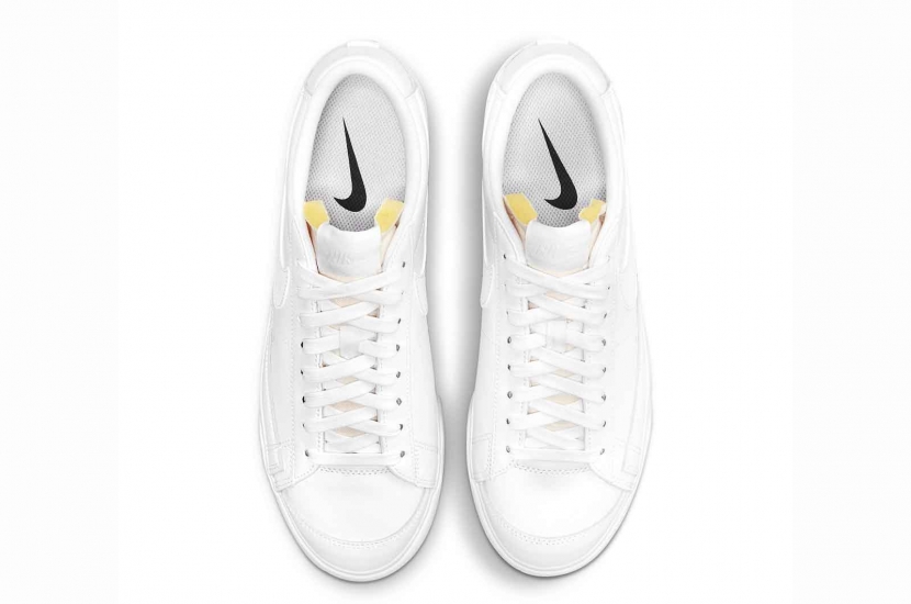 BLAZER LOW PLATFORM TRIPLE WHITE [DJ0292-100]