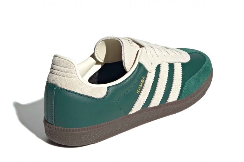 ADIDAS SAMBA OG COLLEGIATE GREEN CREAM WHITE [JI3215]
