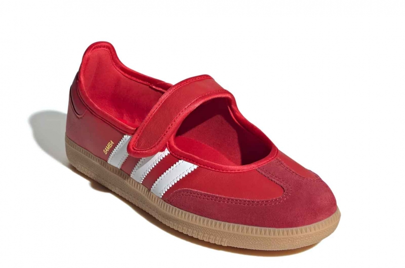 SAMBA JANE SCARLET WHITE GUM [JQ6446]