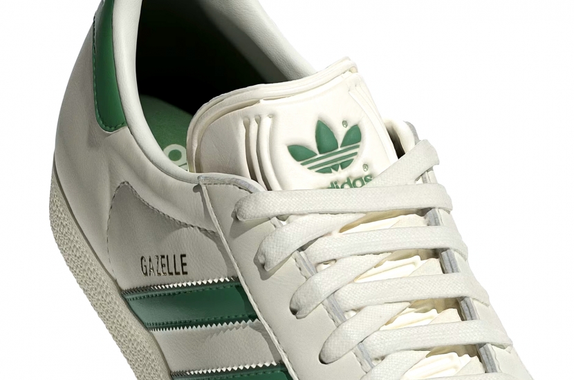 GAZELLE OFF WHITE PRELOVED GREEN COLLEGIATE GREEN [IG1635]