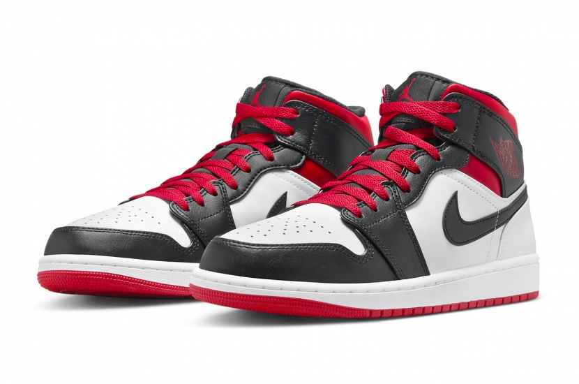 AIR JORDAN 1 MID GYM RED BLACK TOE [DQ8426-106]