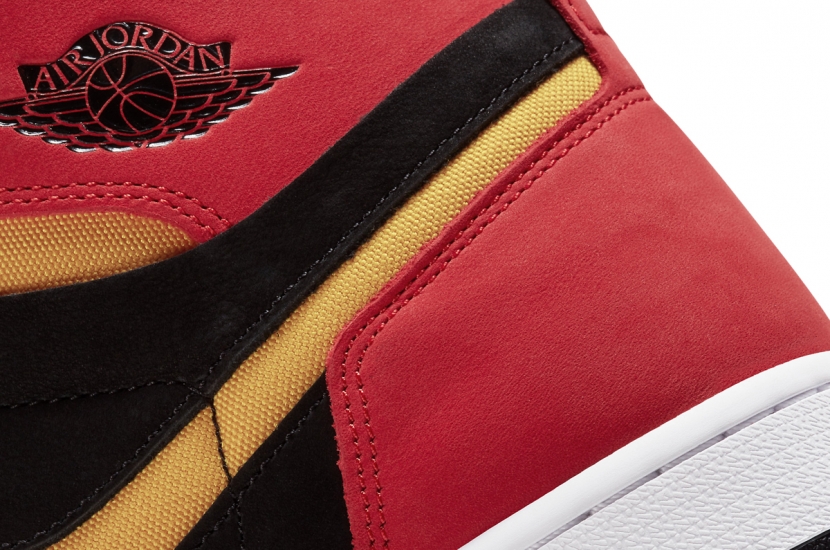 AIR JORDAN 1 ZOOM HIGH BLACK CHILE RED [ CT0978-006]